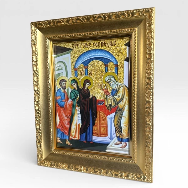 Ikona Sretenje Gospodnje u ramu 41x33 cm -2