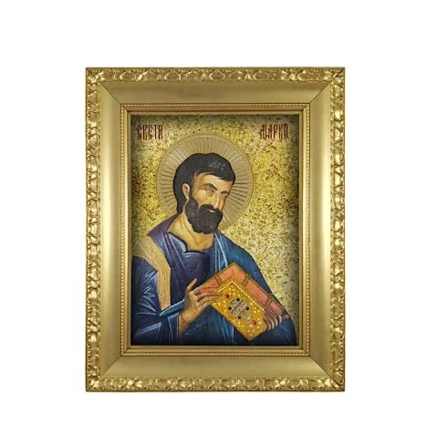 ICON OF SAINT MARK, MARKOVDAN 41x33 cm - gilded, framed-1