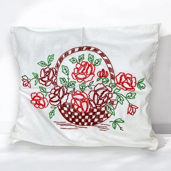  Pillow case with a flower | SERBIANSHOP.COM-1