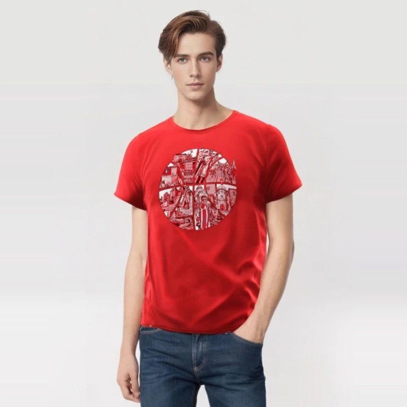 KK RED STAR BELGRADE T-SHIRT MOTIF RED-3
