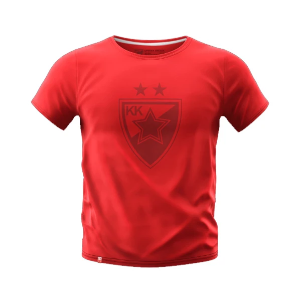 BC RED STAR T-SHIRT COAT OF ARMS RED-1