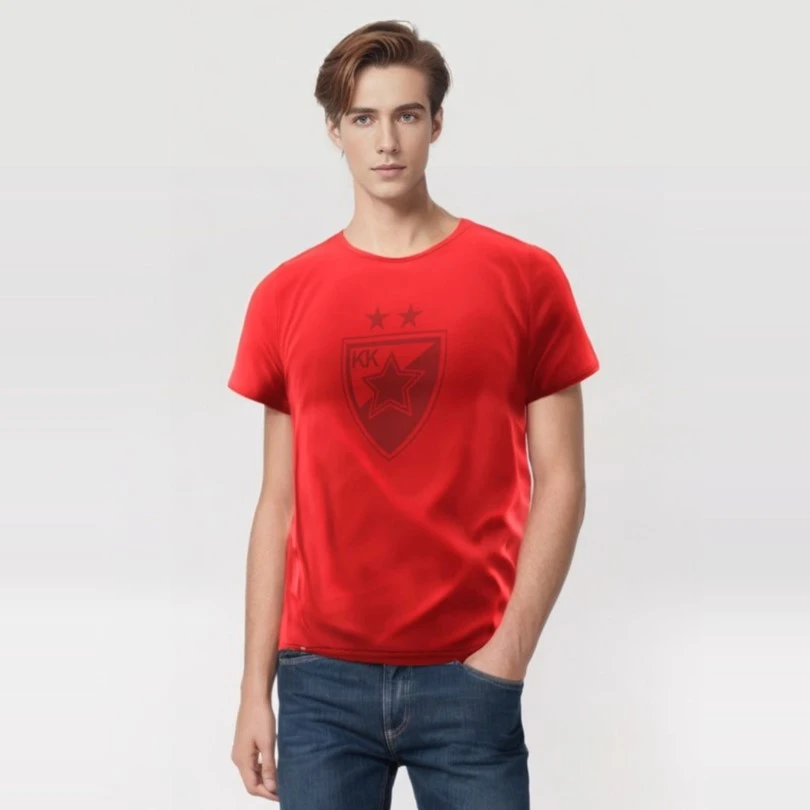 BC RED STAR KIDS T-SHIRT COAT OF ARMS RED-3