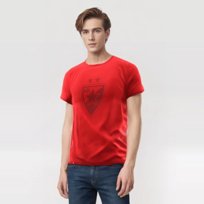 BC RED STAR KIDS T-SHIRT COAT OF ARMS RED-2
