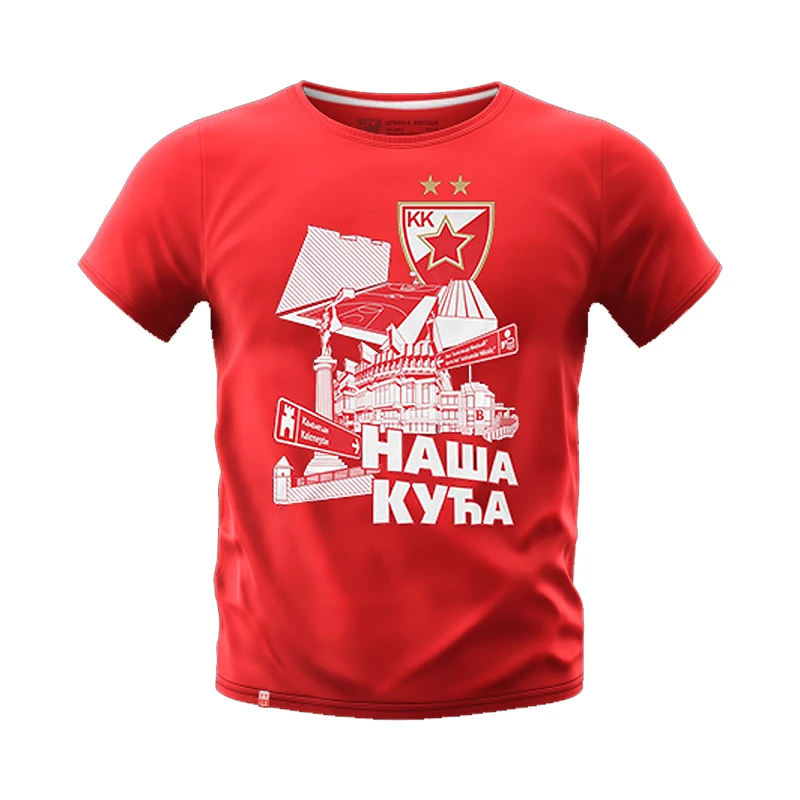 BC RED STAR T-SHIRT OUR HOME RED-1