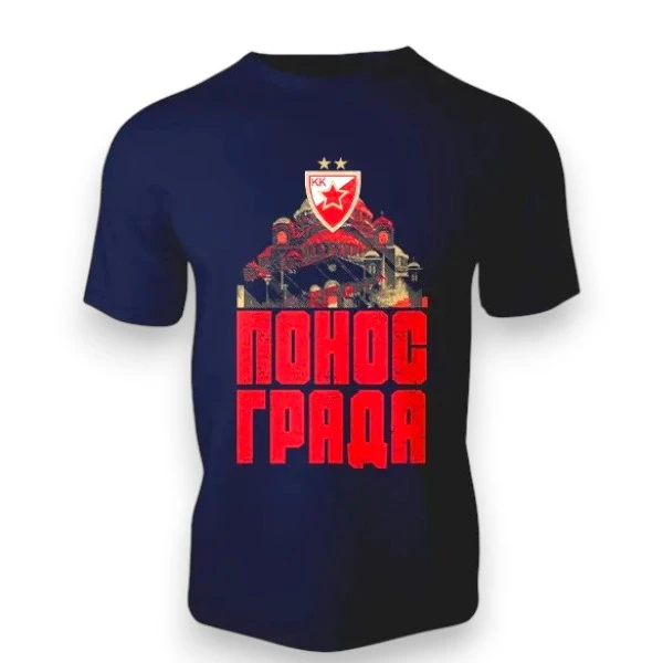 KK RED STAR T-SHIRT PRIDE OF THE CITY 2 NAVY-1