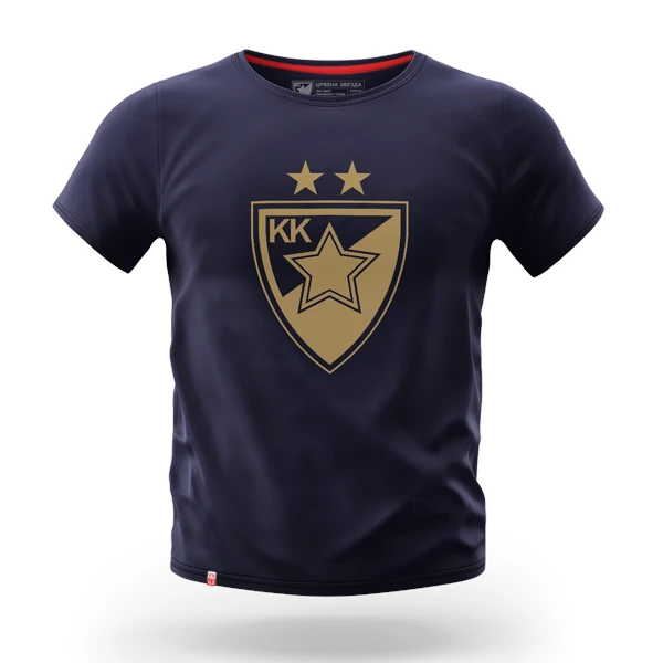 BC RED STAR T-SHIRT GOLDEN COAT OF ARMS NAVY BLUE-1