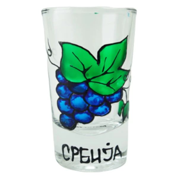 Hand-painted brandy cup Grape-1