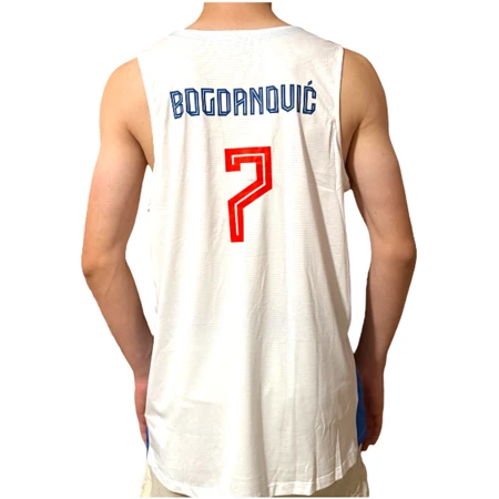 Kosarkaski dres Bogdanovic 7 Srbija beli-2