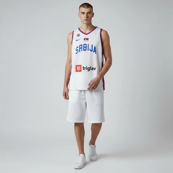 Novi beli dres košarkaške reprezentacije Srbije Nike Evrobasket 2025-3