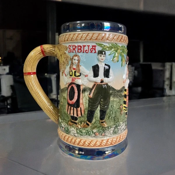 BEER MUG FOTO - SERBIA ETNO MOTIFS-3