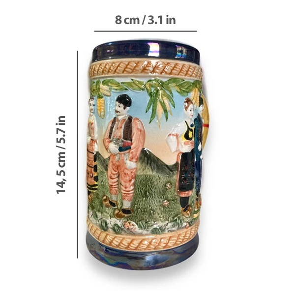 BEER MUG FOTO - SERBIA ETNO MOTIFS-2