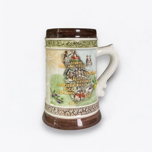 SOUVENIR BEER MUG - SERBIA-2
