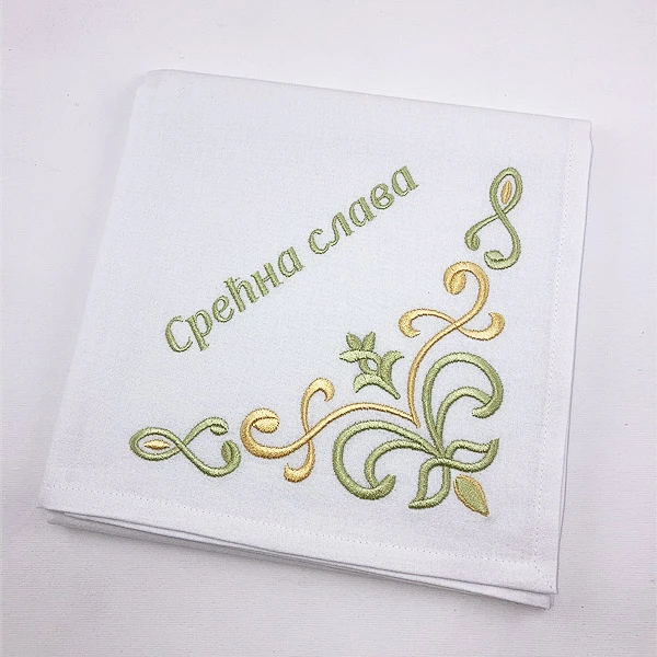 CLOTH FOR CELEBRATION CAKE, EMBROIDERED CANVAS-4