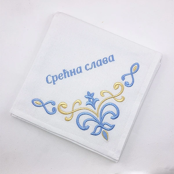 CLOTH FOR CELEBRATION CAKE, EMBROIDERED CANVAS-3