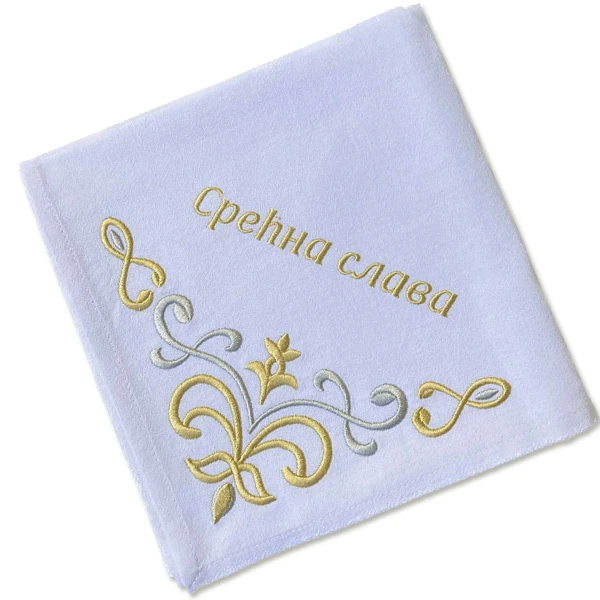 CLOTH FOR CELEBRATION CAKE, EMBROIDERED CANVAS-1