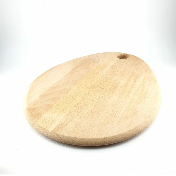 KITCHEN BOARD - OVAL - BEECH WOOD-3