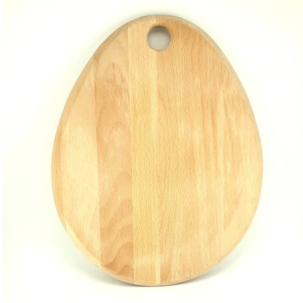 KITCHEN BOARD - OVAL - BEECH WOOD-2