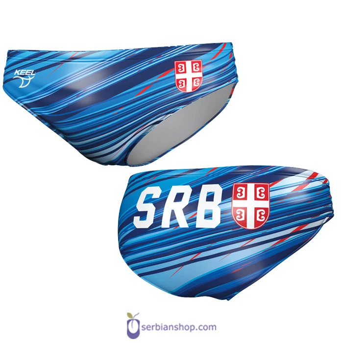 Keel Serbian National Waterpolo Team Trunks, for season 2023/24-2