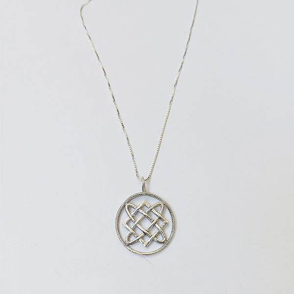 SILVER NECKLACE THE TREE OF LIFE, THE FLOWER OF LIFE, THE STAR OF LADA - SLAVIC MYTHOLOGY-7