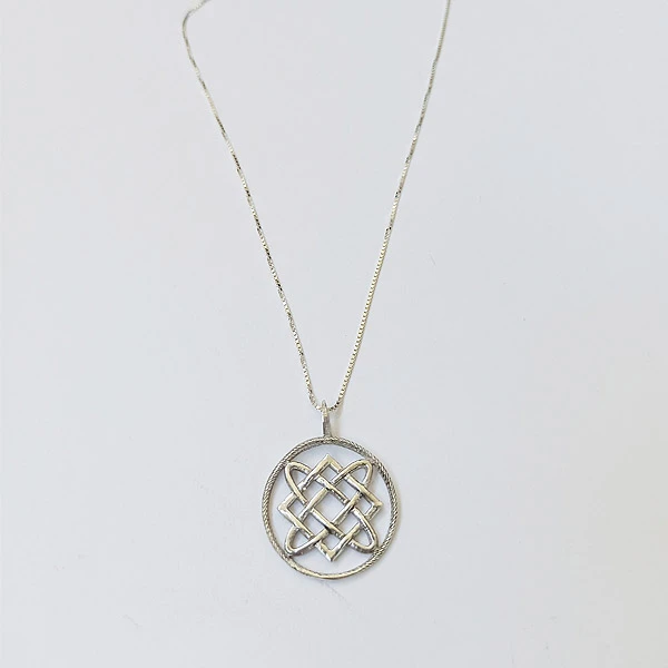 SILVER NECKLACE THE TREE OF LIFE, THE FLOWER OF LIFE, THE STAR OF LADA - SLAVIC MYTHOLOGY-1
