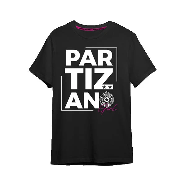 FK PARTIZAN ženska majica - PARTIZAN GIRL KVADRAT-2