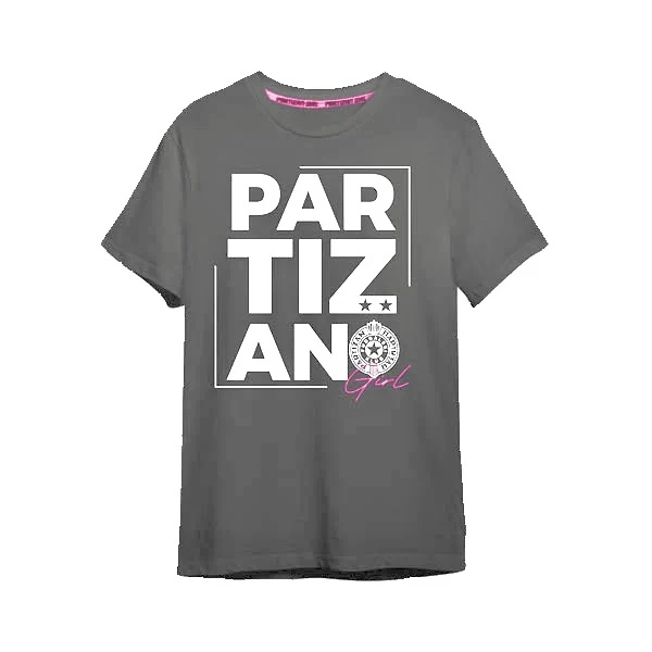 FK PARTIZAN ženska majica - PARTIZAN GIRL KVADRAT-1