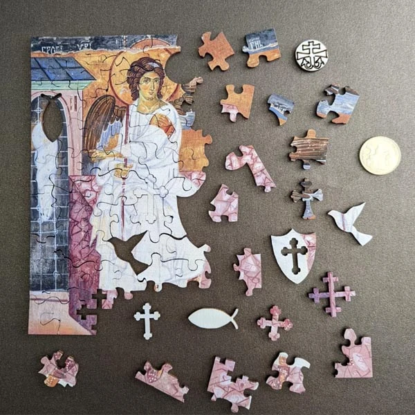 MALA DRVENA SLAGALICA - BELI ANĐEO-2