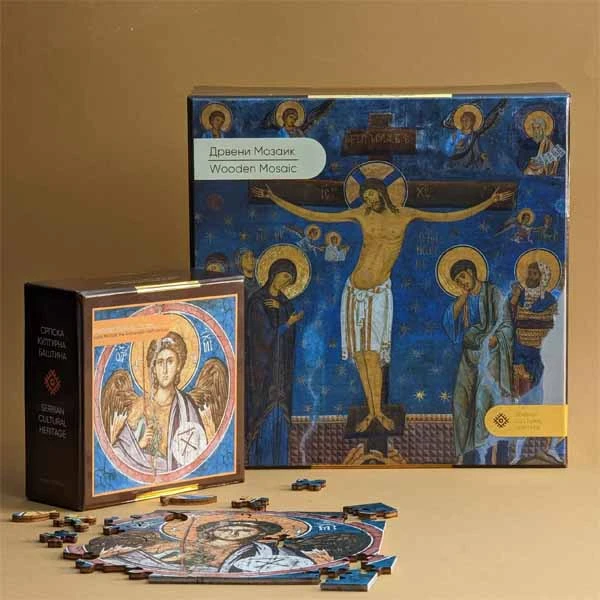 SMALL WOODEN PUZZLE - SAINT MICHAEL THE ARCHANGEL-2