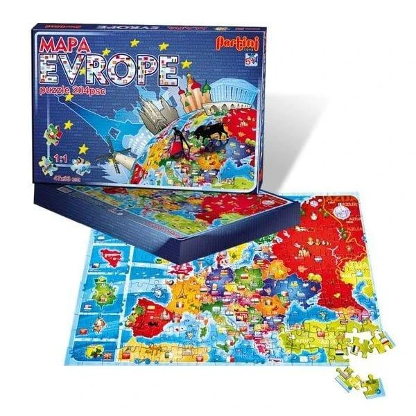 MAP OF EUROPE PUZZLES - PERTINI-1