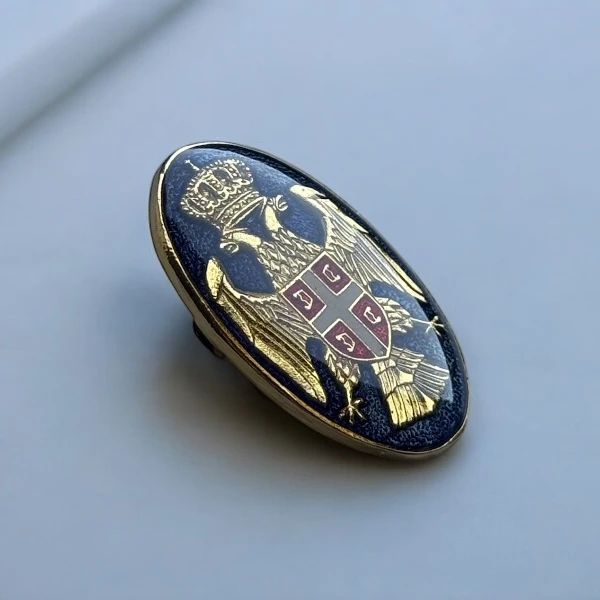 METALNA ZNAČKA PLAVI GRB SRBIJE-3