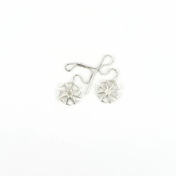 SILVER EARRINGS KOLOVRAT HANGING - SLAVIC MYTHOLOGY-4