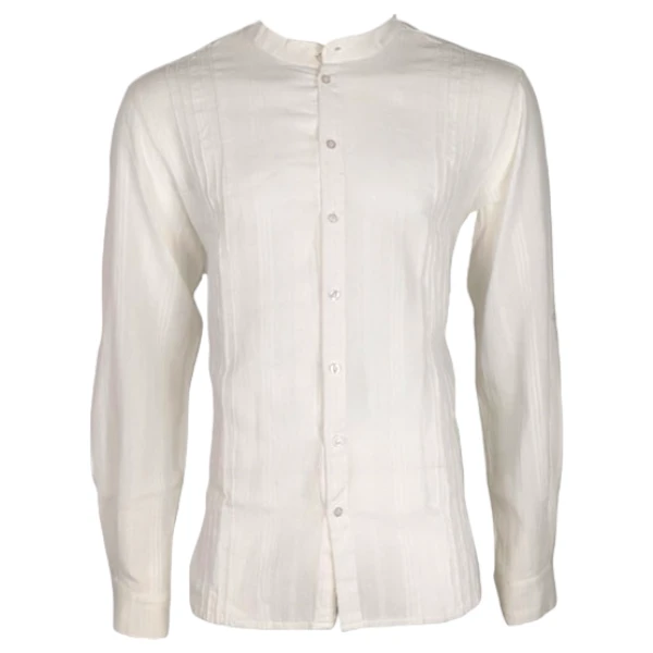 Men's ethnic shirt - white-1