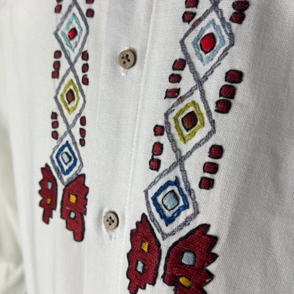Men's Ethno Shirt - Hand Embroidered-6