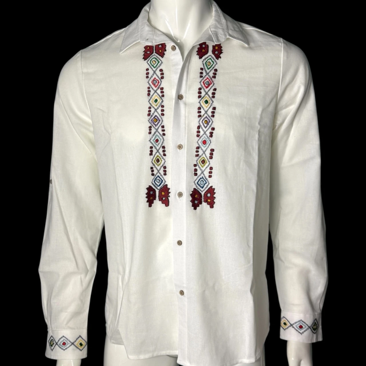 Men's Ethno Shirt - Hand Embroidered-5