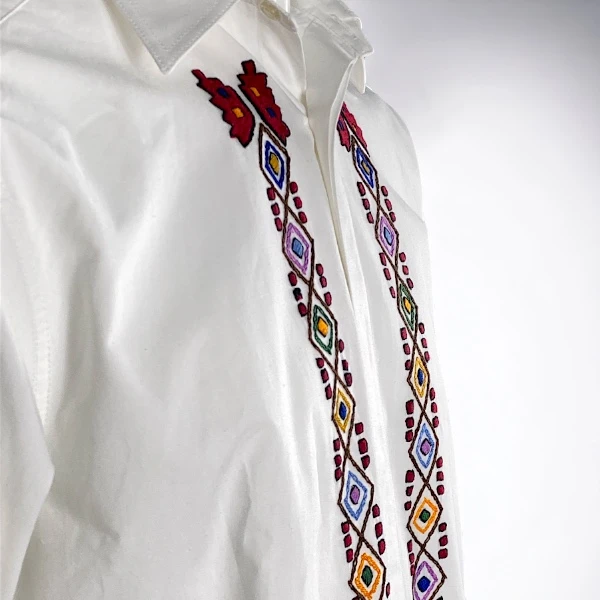 MEN'S ETHNO SHIRT HAND EMBROIDERED-5