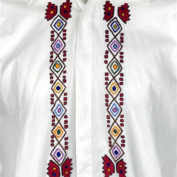 MEN'S ETHNO SHIRT HAND EMBROIDERED-4