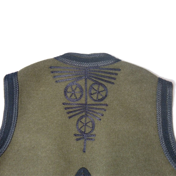 Male yelek - navy green-3