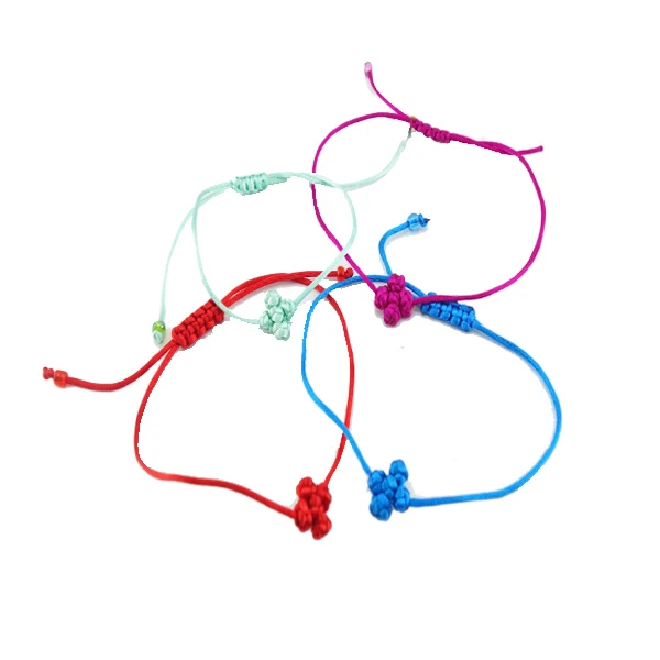 Bracelet with a cross in various colors-1