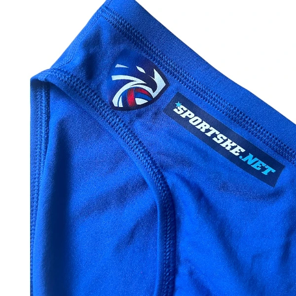 Originalne Nike vaterpolo kupaće gaće reprezentacije Srbije, plave boje sa natpisom SRB-3