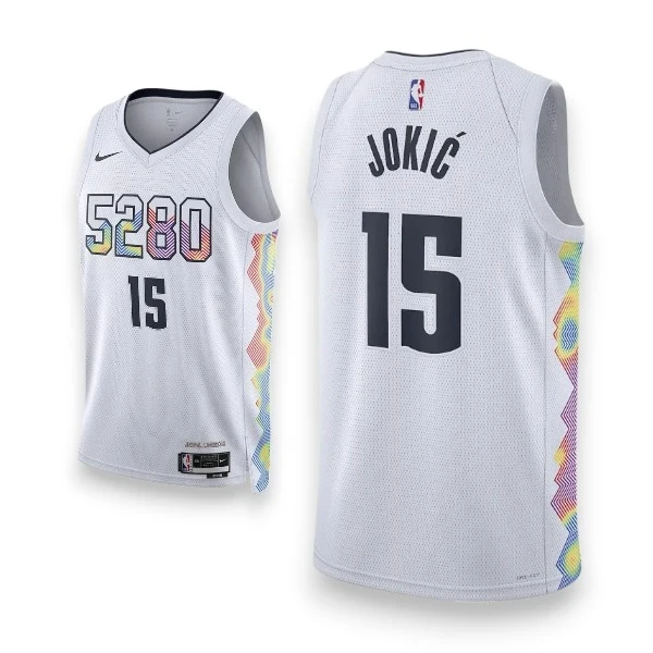 Nike NBA Dres Nikola Jokić City Edition Beli-1