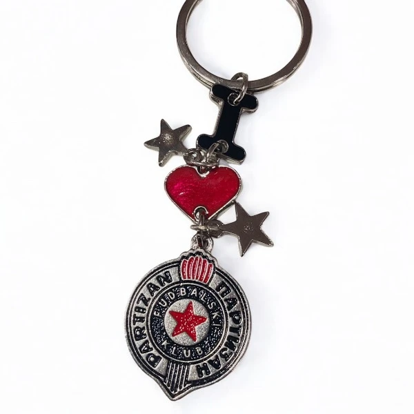 PARTIZAN PRIVEZAK ZA KLJUČ - SRCE, PRIVEZCI ZA KLJUČEVE-1