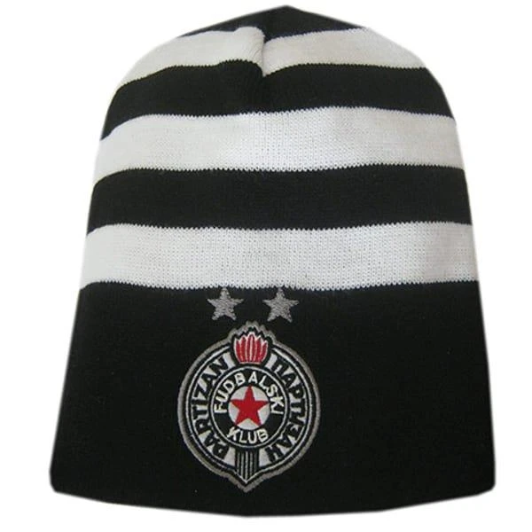 PARTIZAN WINTER CAP BLACK-WHITE-1