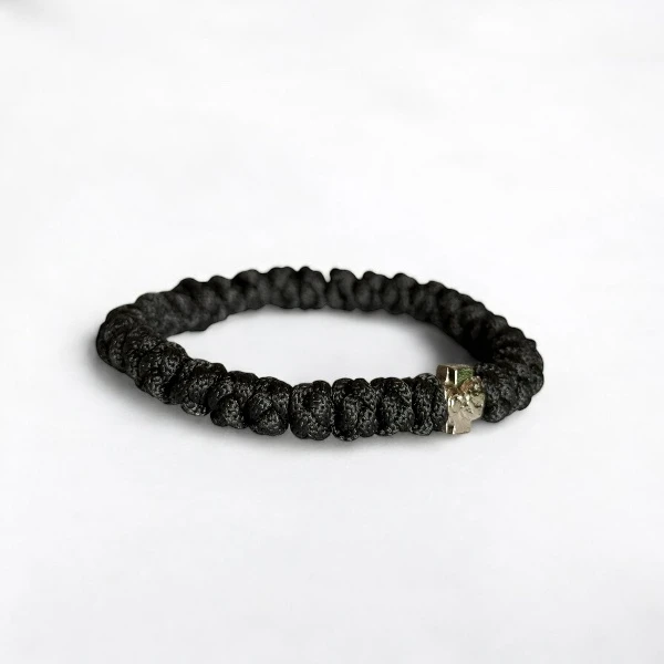 KNITTED ROSARY - BLACK-2