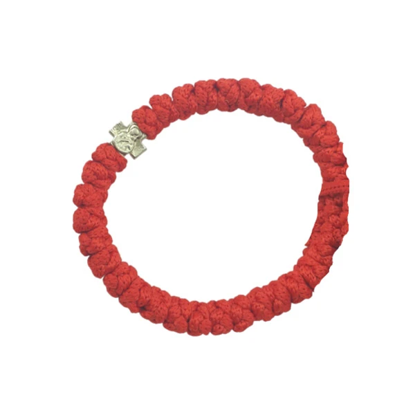 KNITTED ROSARY - RED-1