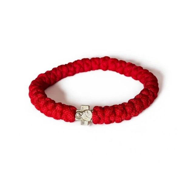 KNITTED ROSARY - RED-1