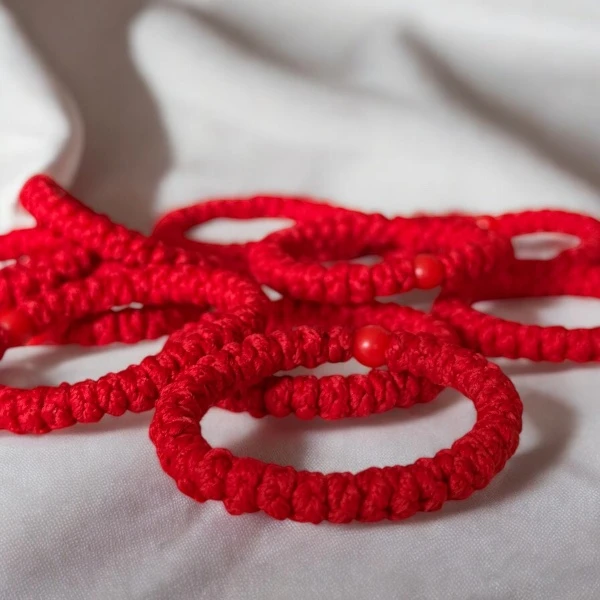 KNITTED ROSARY FOR BABIES-3