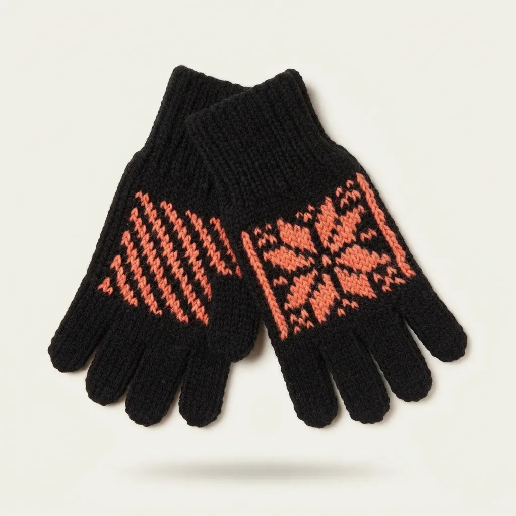 unisex-crne-pletene-rukavice-100-cista-vuna-rucni-rad-3