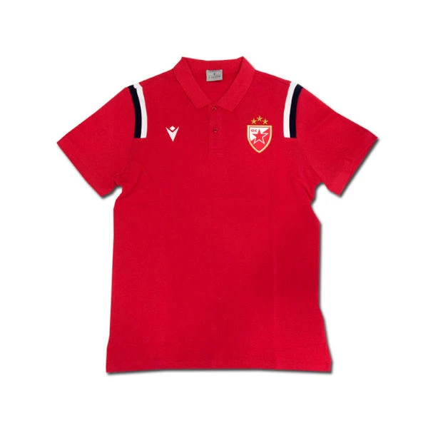 FC RED STAR BELGRADE MACRON POLO T-SHIRT RED-2
