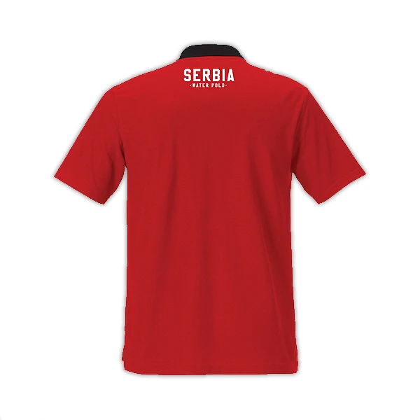 POLO SHIRT SERBIAN NATIONAL WATER POLO TEAM,KEEL, RED 2032-2