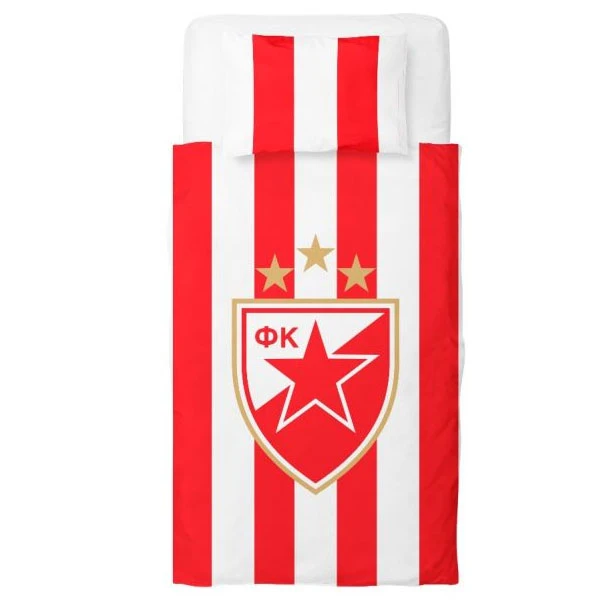 FC RED STAR BLUE BED SHEETS WITH GREAT COAT OF ARMS-1